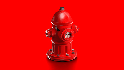 Detailed hydrant digital 3d noai