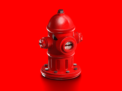 Detailed hydrant digital 3d noai