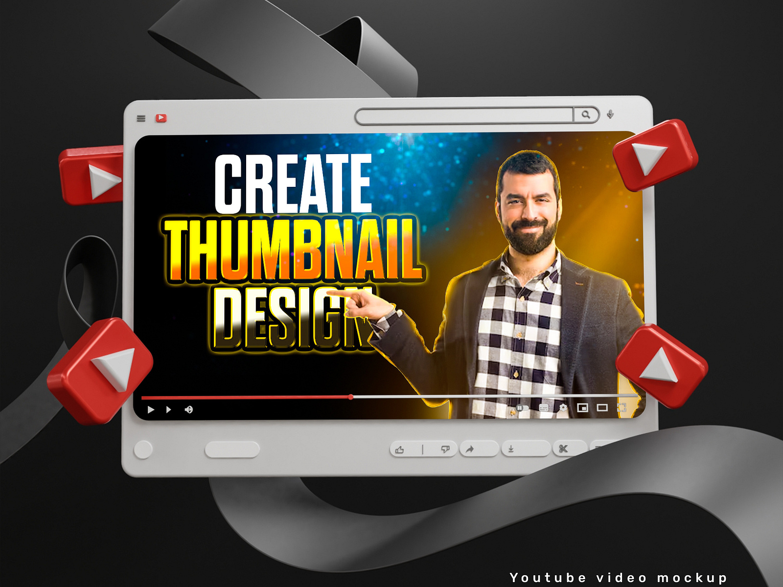 Professional Youtube thumbnail design by Jahid Ahmed on Dribbble