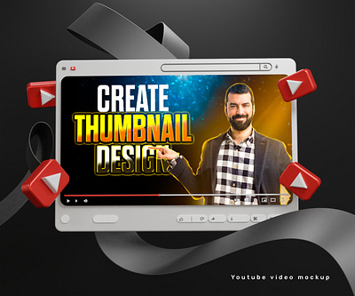 Professional Youtube thumbnail design abstract banner branding cover design graphic design illustration minimal modern template thumbnail thumbnails trend ui video youtube youtubethumbnail