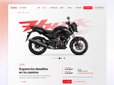 Hero Website - Product Page design figma graphic design ui web website
