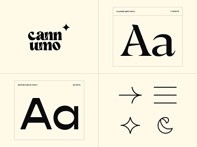 Cannumo Branding / Identity Design agency branding cannumo graphic design health icons identity logo logotype minimal symbol typography universe wordmark