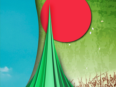 Independence Day of Bangladesh graphic design poster design