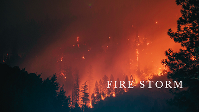 FIRE STORM animation branding design editorial graphic design in design indesign