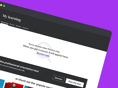 Empty State Design for Udemy empty state ui ux ux audit