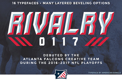 Rivalry 0117 bevel beveled beveled type display type display typeface inline sports sports font sports type type typeface