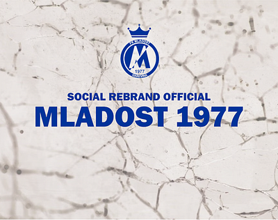 Official rebrand Mladost 1977 branding football graphic design official serbia soccer