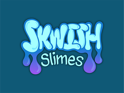 Skwish Slimes Logo branding design graphic design logo vector