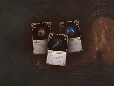 Forsaken Descent Cards cards design game