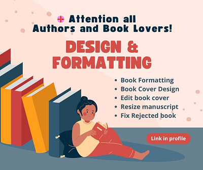 📚✨ Attention all authors and book lovers! ✨📚 book cover branding design ebook graphic design illustration manuscript