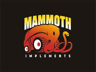 Mammoth Implements Logo branding design graphic design logo vector