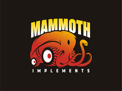 Mammoth Implements Logo branding design graphic design logo vector
