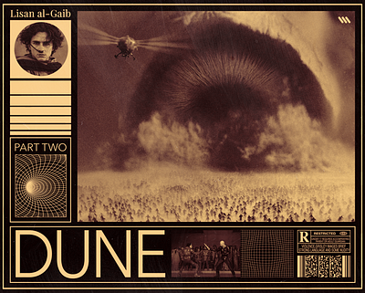 DUNE 2 - Poster Design design dune graphic design illustrator photoshop poster posterdesign