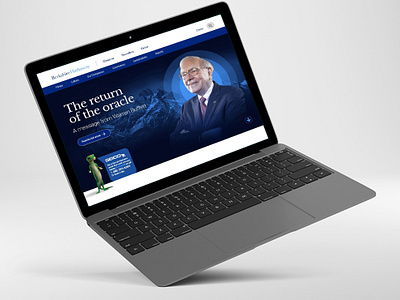 Redesign of the Berkshire Hathaway website homepage