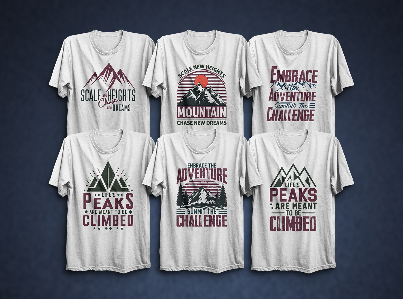 Mountain T-shirt Design adventure apparel branding camping clothing fashion graphic design hiking illustration mountain mountain t shirt mountains retro t shirt t shirt t shirt mockup tee tshirt design typography vector vintage t shirt