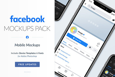 Facebook Mobile Mockups Pack digital facebook mobile mockups pack google image guides instagram linkedin marketing mock up mock ups mockup mockups pinterest social social media social media template social media templates social network youtube