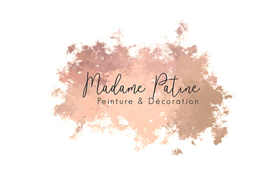 Visit card for Madame Patine graphic design logo