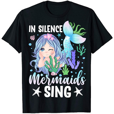 Mermaid T-Shirt Designs branding graphic design logo