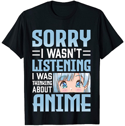 Anime T-Shirt Designs branding dog shirt design graphic design illustration vector
