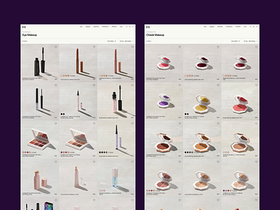 Fenty Beauty Online Store design webdesign