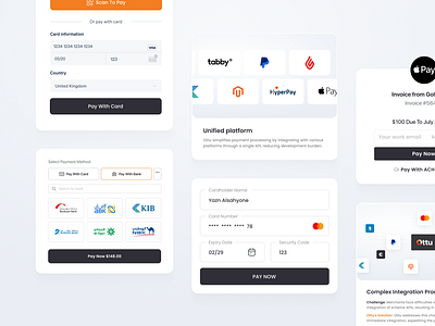 Ottu: Payment Components designsystem ui userexperince userinterface ux web