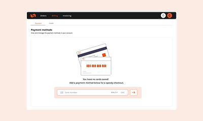 Dashboard Payment methods billing customer dashboard payment methods payments ui ui design
