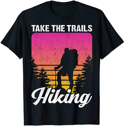 Hiking T-Shirt Designs dog shirt design graphic design illustration