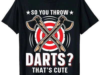 Darts T-Shirt Designs graphic design illustration typography vector