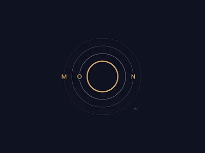 Moon branding illustration logo logotype moon motion graphics orbit solar space system