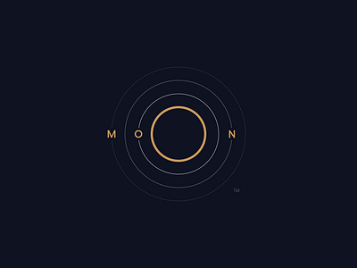 Moon branding illustration logo logotype moon motion graphics orbit solar space system