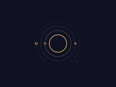 Moon branding illustration logo logotype moon motion graphics orbit solar space system