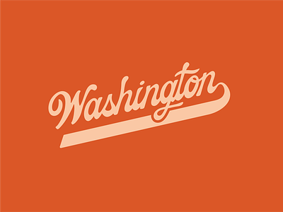 Washington Script hand lettering script type typography vintage washington
