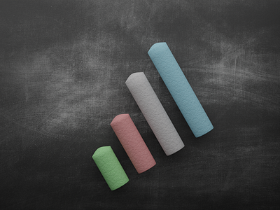 Chalk | Craie | Blender 3d blender chalk craie ecole render rendu school tuto tutorial vnib youtube