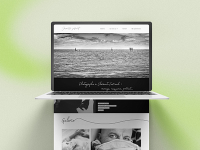 Site vitrine / UI UX - Photographe branding design graphic design maquette mise en page mockup photographer project prototypage typography ui ux web website