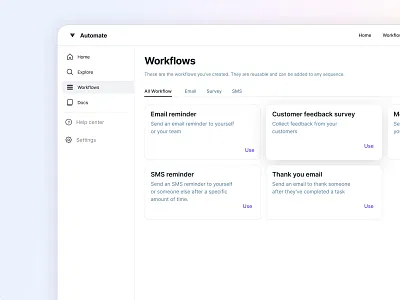 UI Workflows Dashboard clean dashboard desktop figma gradient meta trend ui uiux workflow workflows