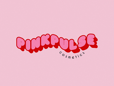PinkPulse Logo brand brand design brand designer brand identity branding branding design cosmetic cosmetics creative process design graphic design logo logo design makeup makeup brand
