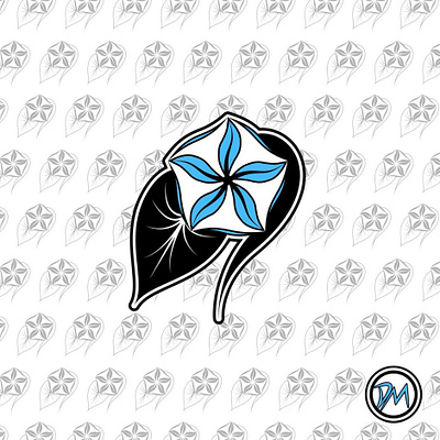 Moonflower - Client Logo branding graphic design logo vector