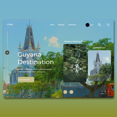 Guyana Web Design 3d animation app appdesign branding design graphic design illustration logo motion graphics ui uidesign ux uxdesign