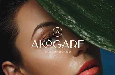 Akogare Skin care brand logo design beauty skin care brand design logo logo design premium skin care logo skin care brand skin care logo