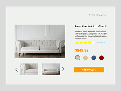 Daily UI 012: E-Commerce Shop (Single Item) daily ui