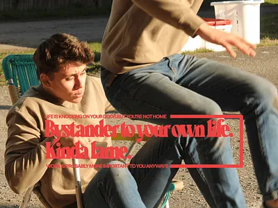 R U a Bystander? astract collage design film font graphic design photography vintage