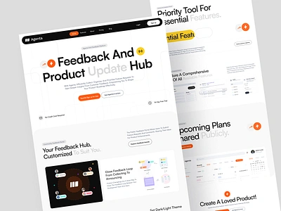 Agenta Saas Landing Page agency company digital elementor landing marketing page product saas shopify startup template theme ui webflow website wordpress