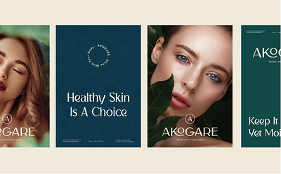 Skin care posters branding design branding branding design poster design skin care brand poster skin care branding