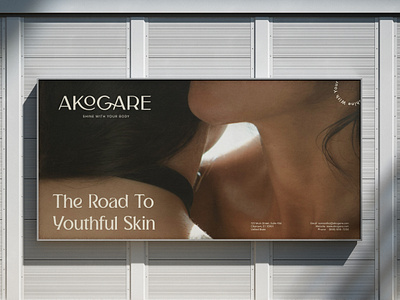 Premuim Skin care billboard design billboard design branding branding design premium brand design premium skin care branding skin care billboard design