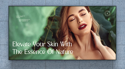 Skin care branding design branding billboard design branding design skin care billboard skin care branding design