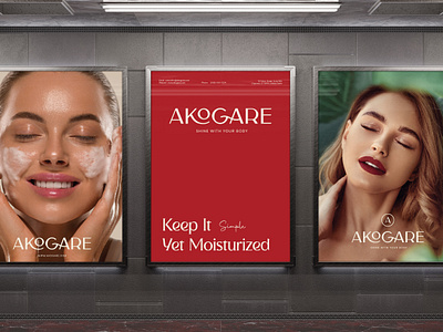 Skin care posters branding design billboard branding design billboard design branding branding design skin care skin care brand design skin care branding design