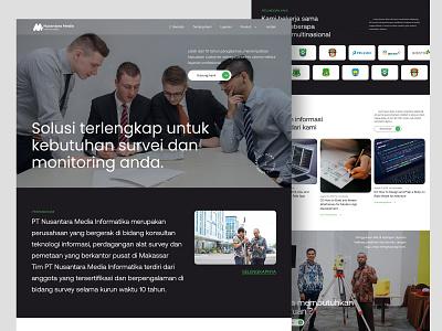 nmiindonesia - Landing Page Concept agency barkahlabs bold business company consulting digital agency dribbble lalu husni hawari landing page marketing minimal redesign redesign homepage ui ux web web design website website design