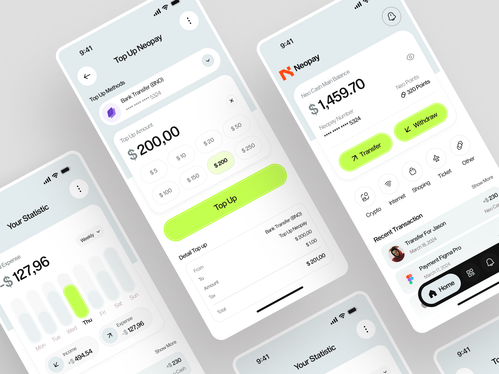 Neopay - Financial Wallet Mobile App by Vektora UIUX for Vektora on ...