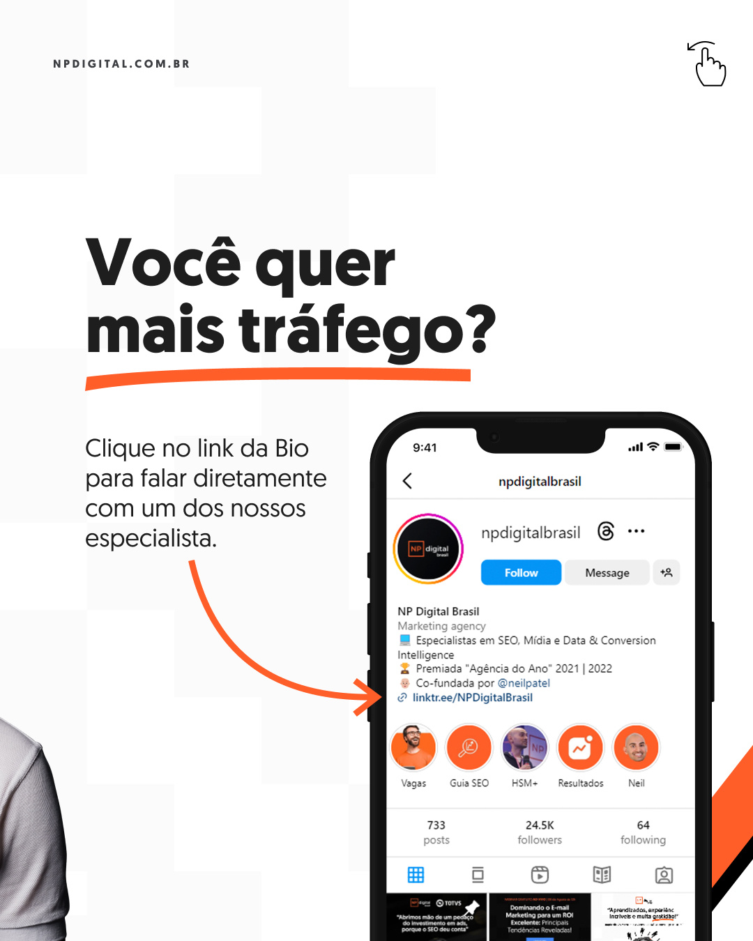 NP Digital - Instagram/ Landing Page design graphic design landing page social media ui web