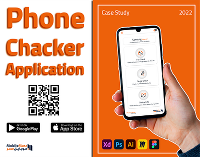 Phone Checker App graphic design ui ux